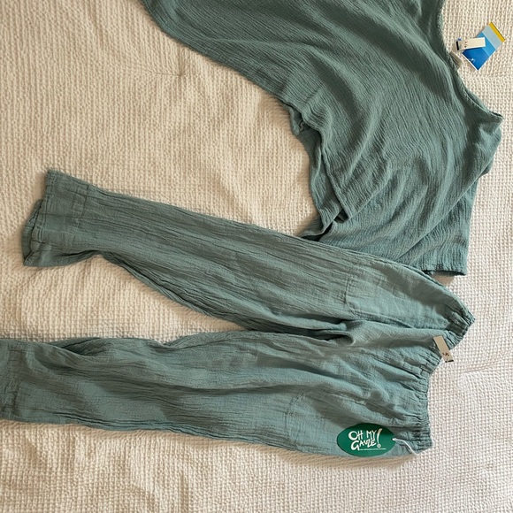 Oh My Gauze! white long cotton dress Sylvia size 2 (medium) - Picture 3 of 7